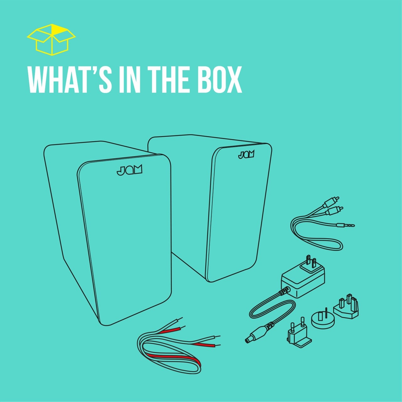 Jam Black Bluetooth Bookshelf Speakers Speakers Free shipping over