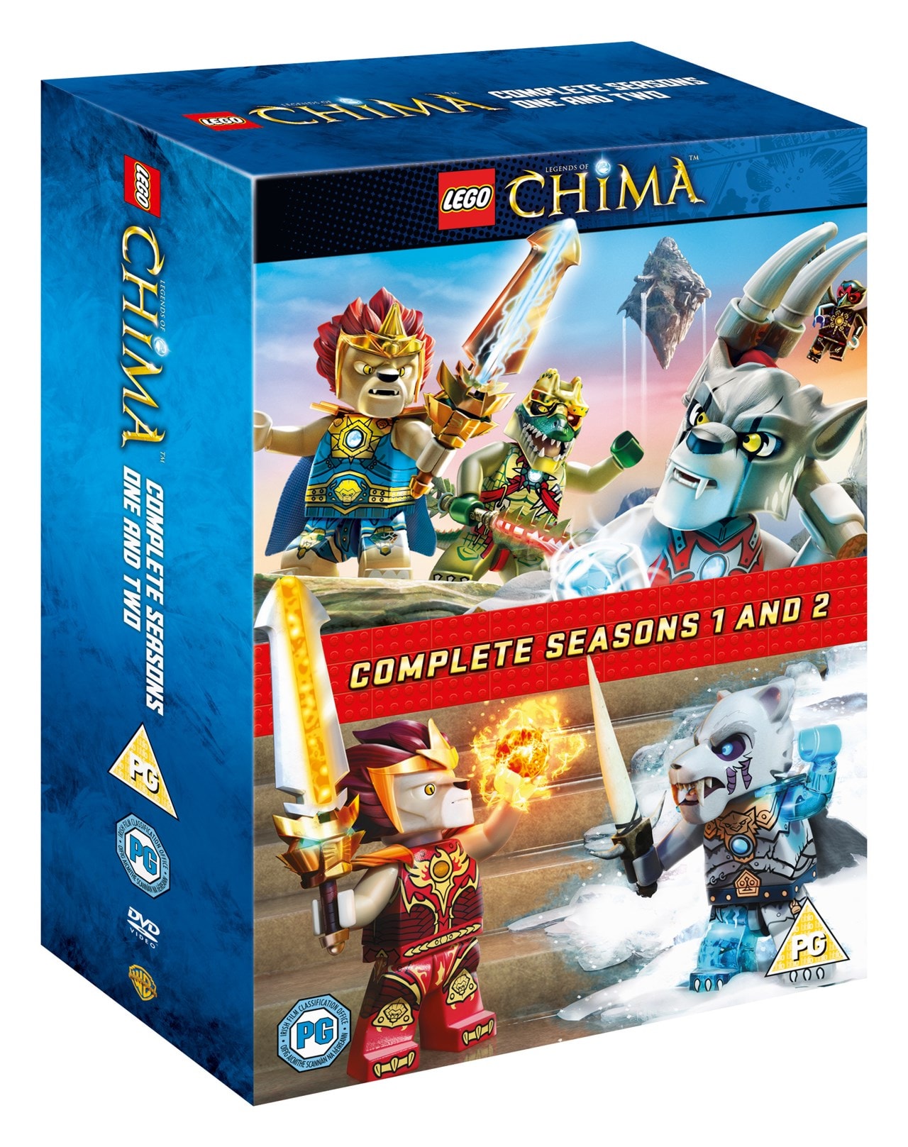 LEGO Legends of Chima Complete Seasons 1 and 2 DVD Box Set Free shipping over £20 HMV Store