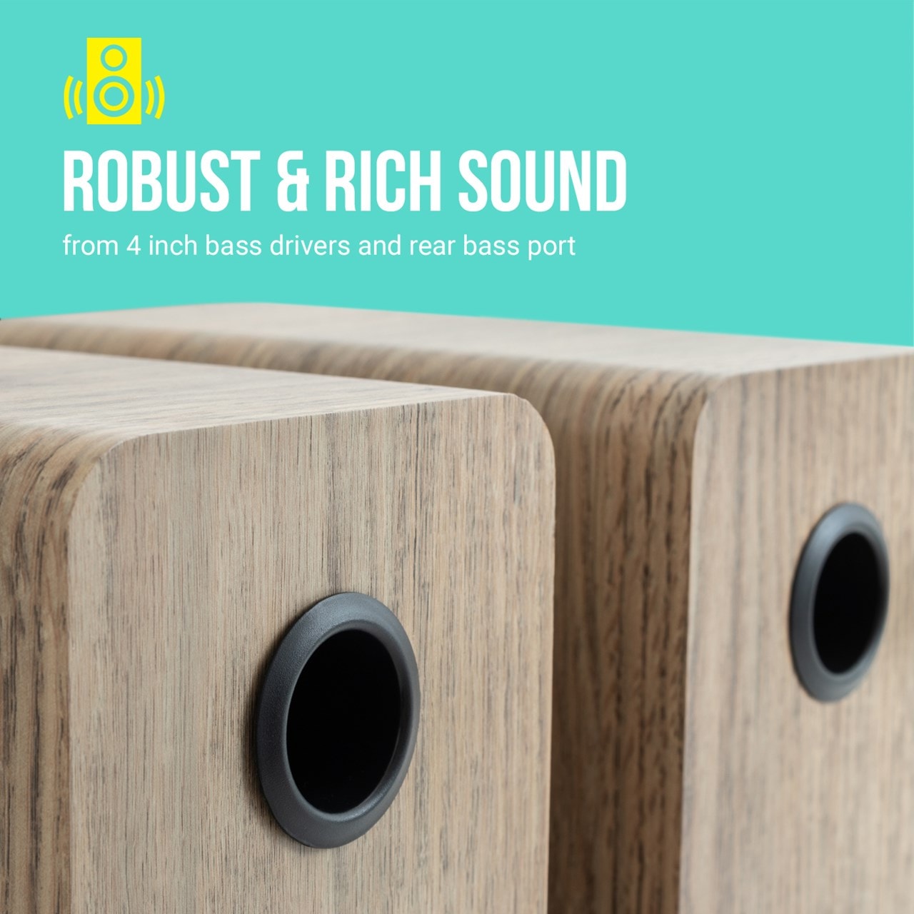 Jam Light Wood Bluetooth Bookshelf Speakers Speakers Free shipping