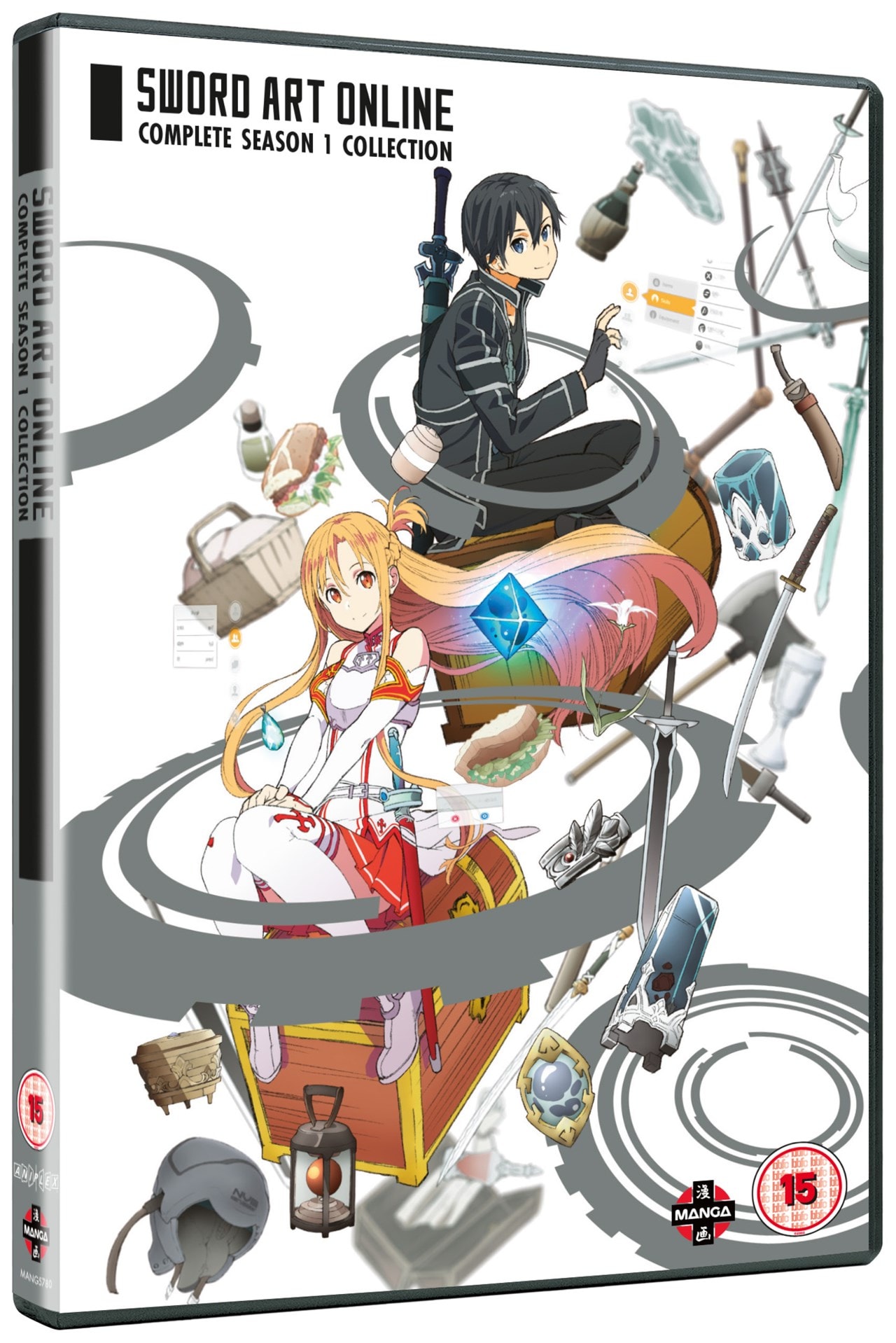 Sword Art Online Complete Season 1 Collection DVD Box Set Free