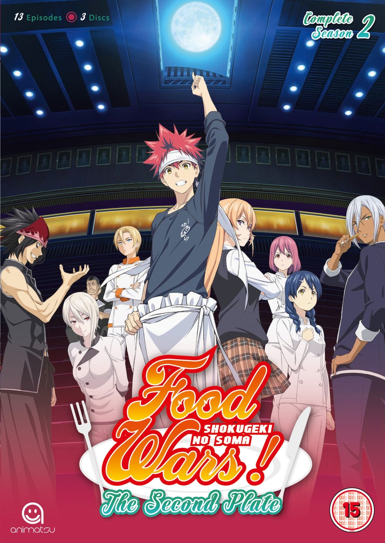 Food Wars! Season 2 DVD Free shipping over £20 HMV Store