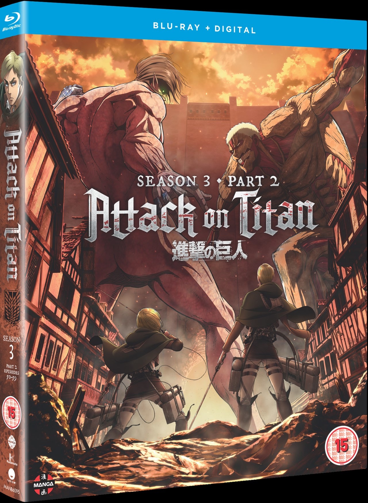 Attack On Titan: Season 3 - Part 2 | Blu-ray | Free shipping over £20