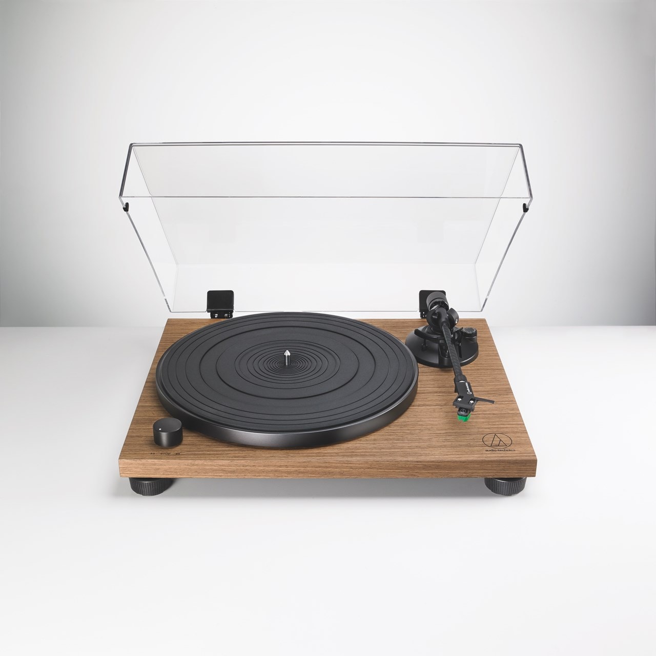 Audio Technica ATLPW40 Manual Belt Drive Wood Turntable Turntables