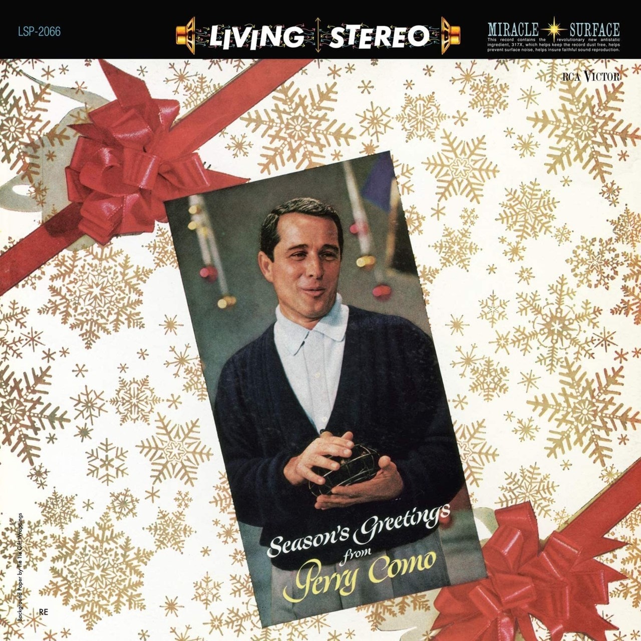 Season's Greetings from Perry Como Vinyl 12" Album Free shipping