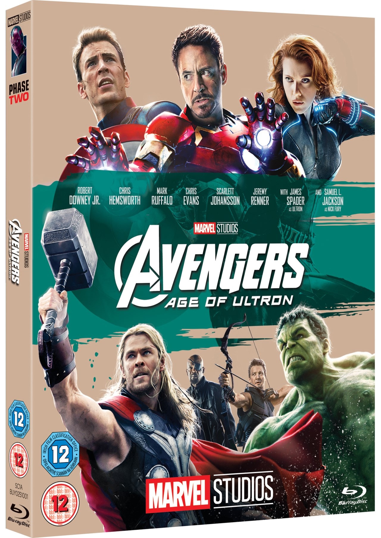 Avengers Age Of Ultron Blu Ray Free Shipping Over Hmv Store