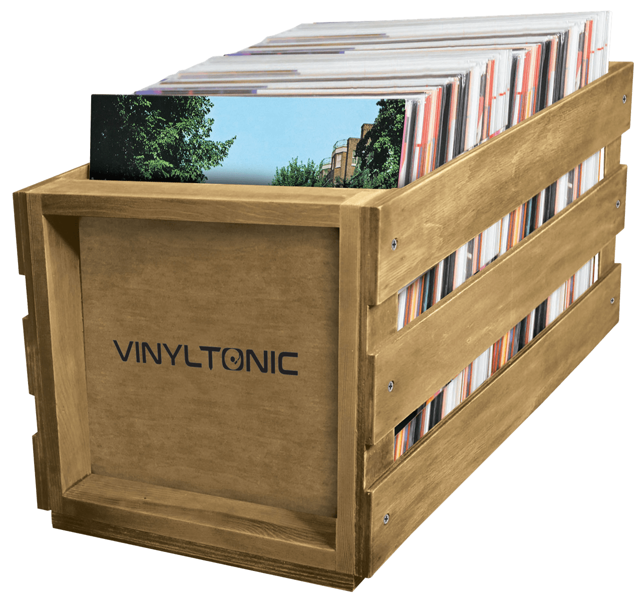 Vinyl Tonic Wood LP Crate 65 Lps Vinyl Accessories Free shipping
