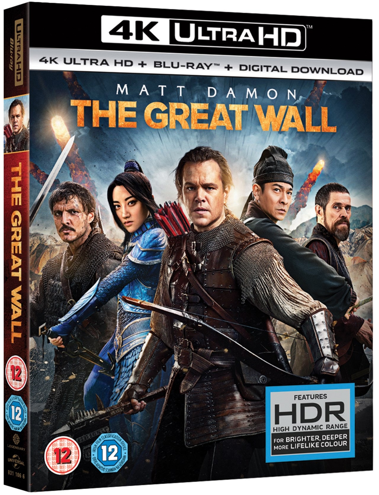 The Great Wall 4k Ultra Hd Blu Ray Free Shipping Over Hmv Store