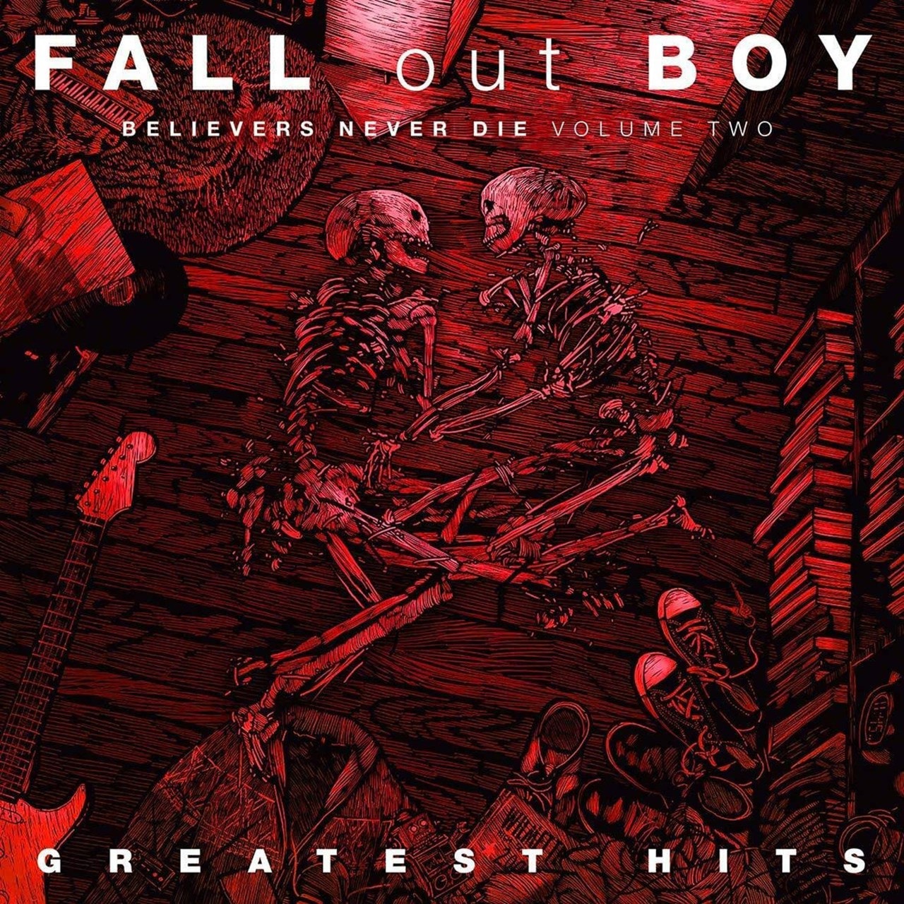 Fall dies. Fall out boy Believers never die. Fall out boy обложка. Fall out boy альбомы. Fall out boy обложки альбомов.