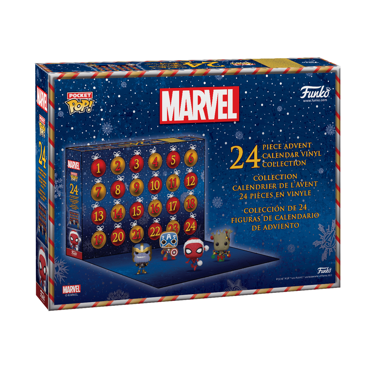 Marvel Holiday 2022 Funko Advent Calendar Calendar Free shipping