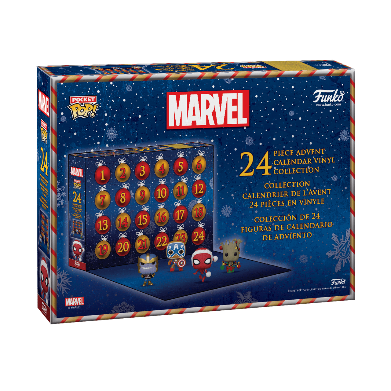 Marvel Holiday 2022 Funko Advent Calendar Calendar Free Shipping 