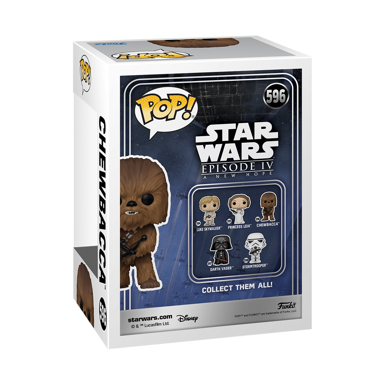 Chewbacca (596) Star Wars New Classics Pop Vinyl Pop Vinyl Free