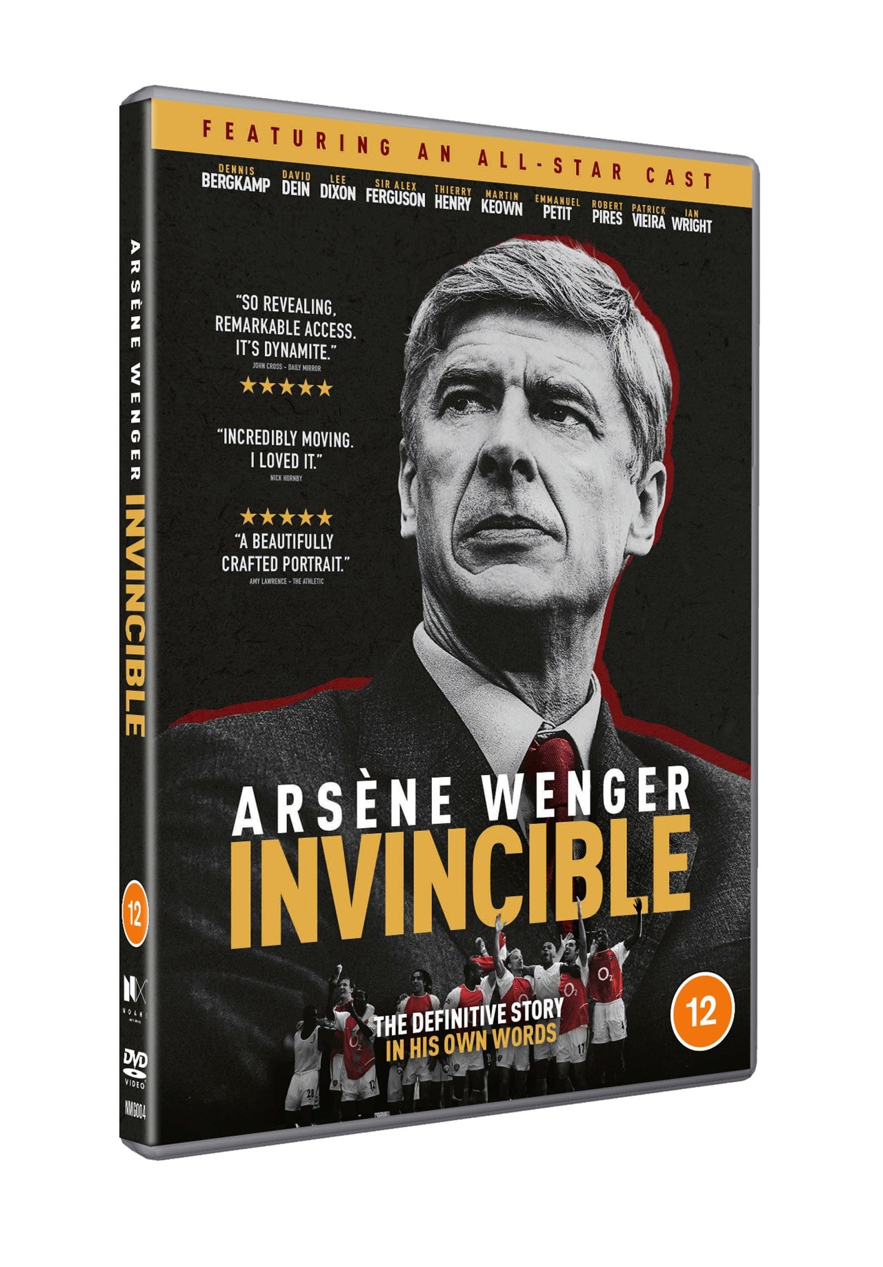 Arsene Wenger Invincible Dvd Free Shipping Over 20 Hmv Store