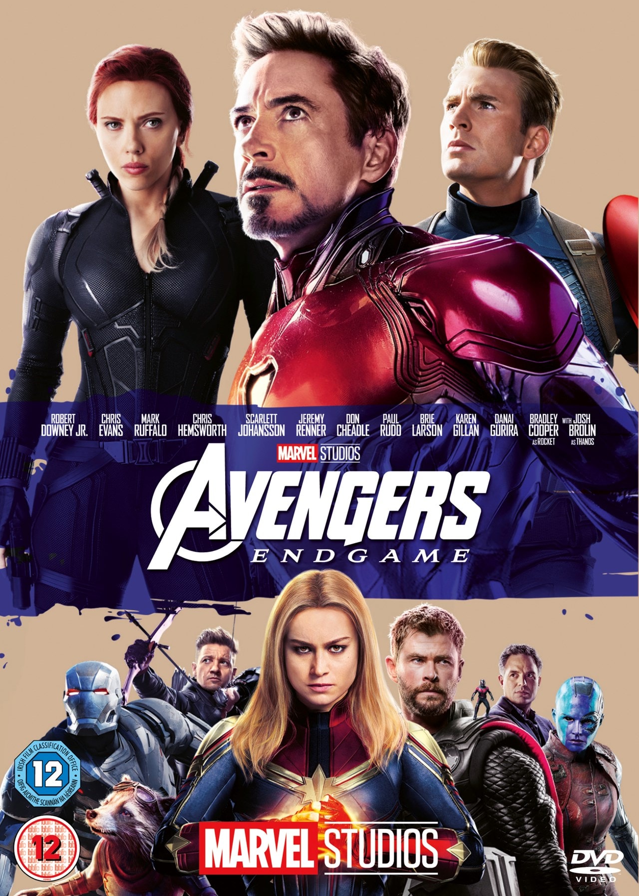 Avengers Endgame DVD | 2019 Marvel Movie (Robert Downey Jr Film) | HMV ...