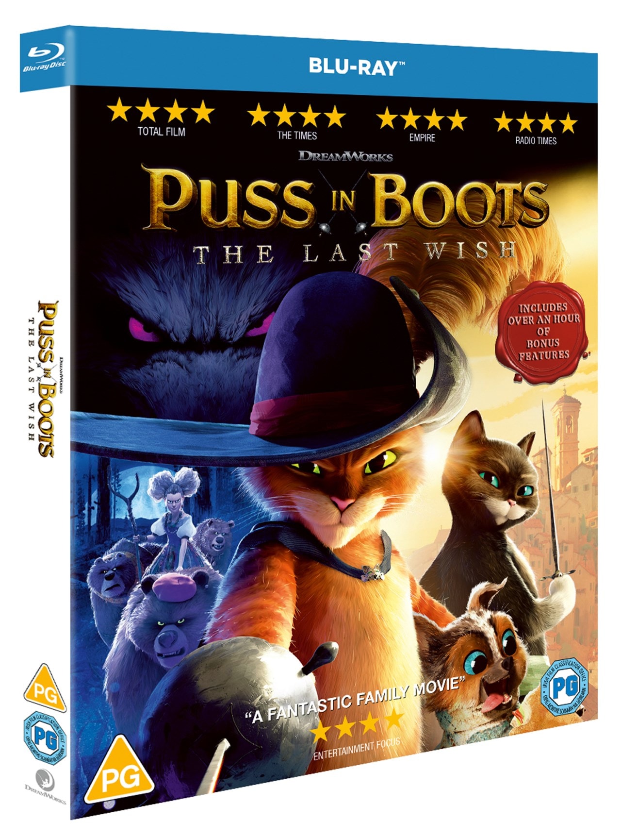 Puss in Boots: The Last Wish | Blu-ray | Free shipping over £20 | HMV Store