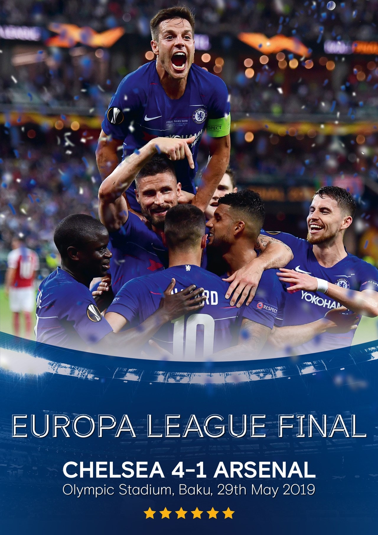 2019 Europa League Final - Chelsea 4 Arsenal 1 | DVD ...