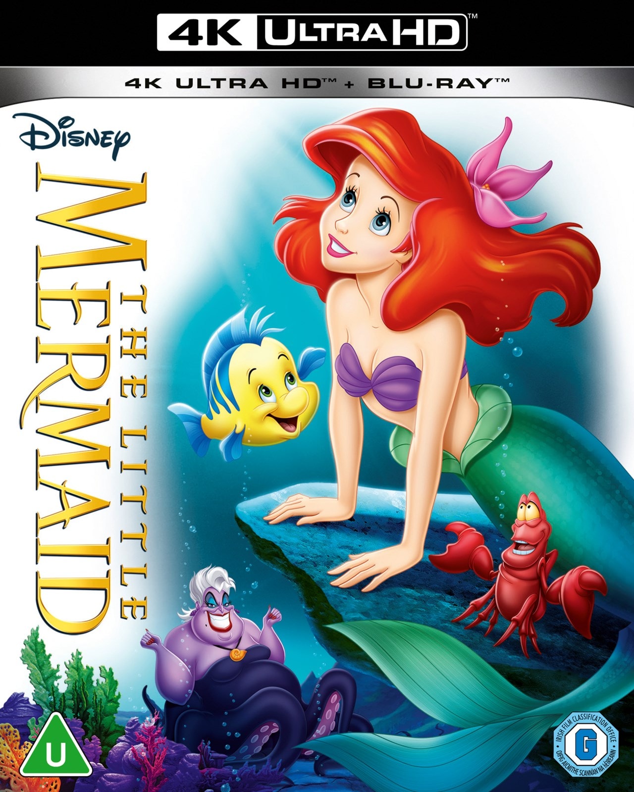 The Little Mermaid (Disney) 4K Ultra HD Bluray Free shipping over