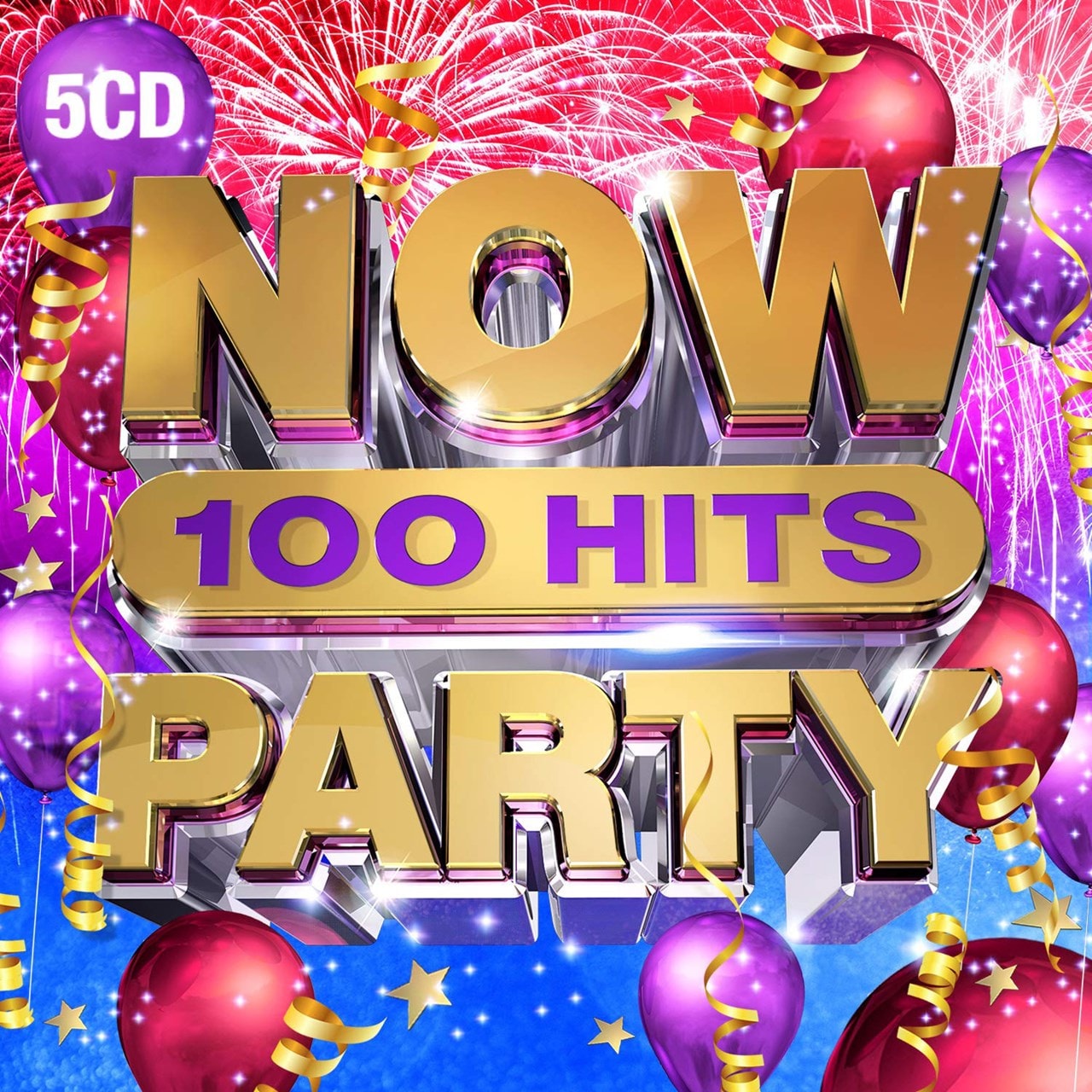 Now 100 Hits Party CD Box Set Free shipping over £20 HMV Store