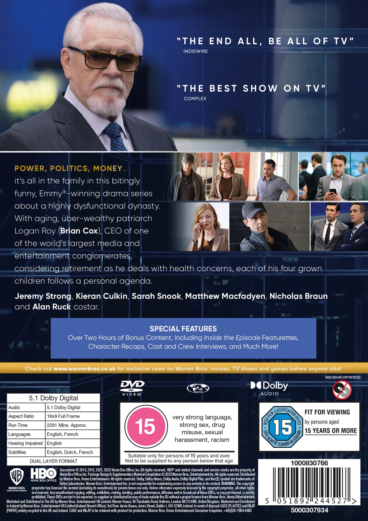 Succession: The Complete Series | DVD Box Set | Free Shipping Over £20 ...