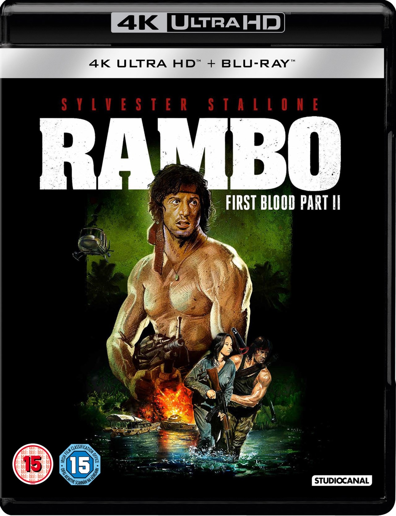 Rambo First Blood Part Ii 4k Ultra Hd Blu Ray Free Shipping Over Hmv Store