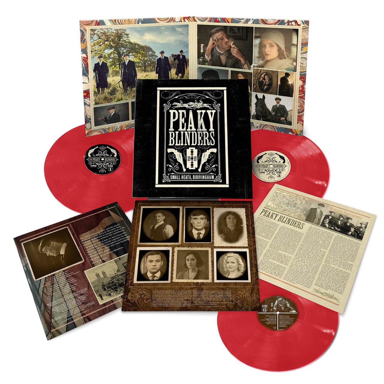 Peaky Blinders Limited Edition Red Vinyl Vinyl 12" Box Set Free shipping over £20 HMV Store