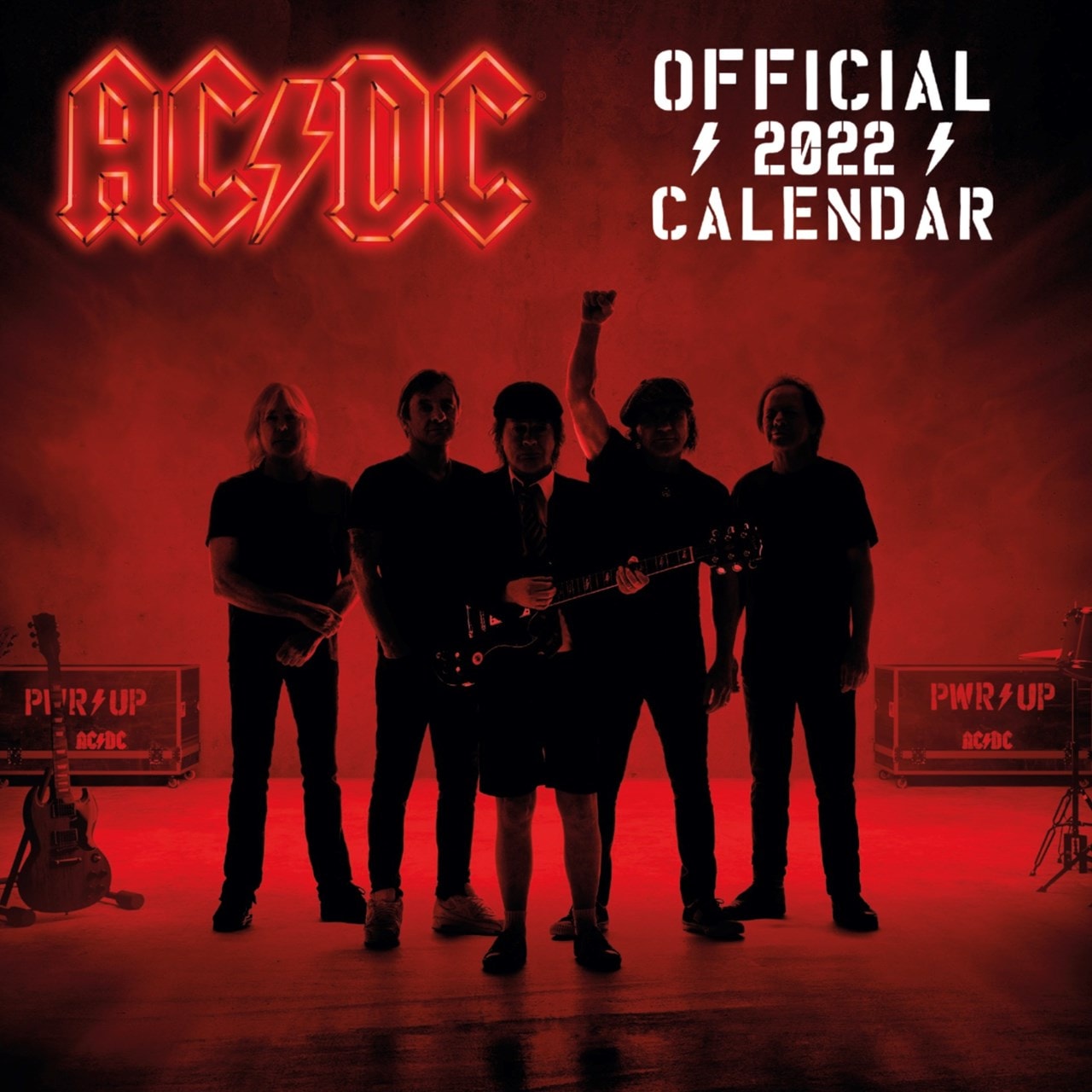 AC/DC Square 2022 Calendar Calendars Free shipping over £20 HMV