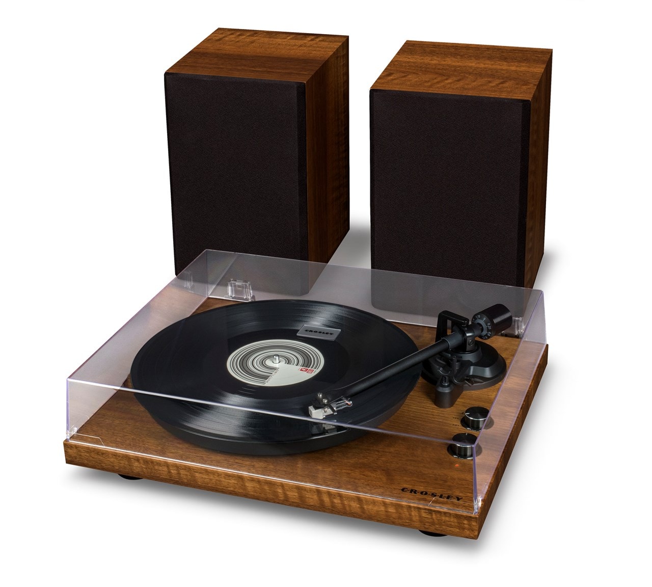 Speakers Compatible With Crosley Turntable Crosley C62 Walnut Bluetooth Turntable & Speakers | Turntables | Free