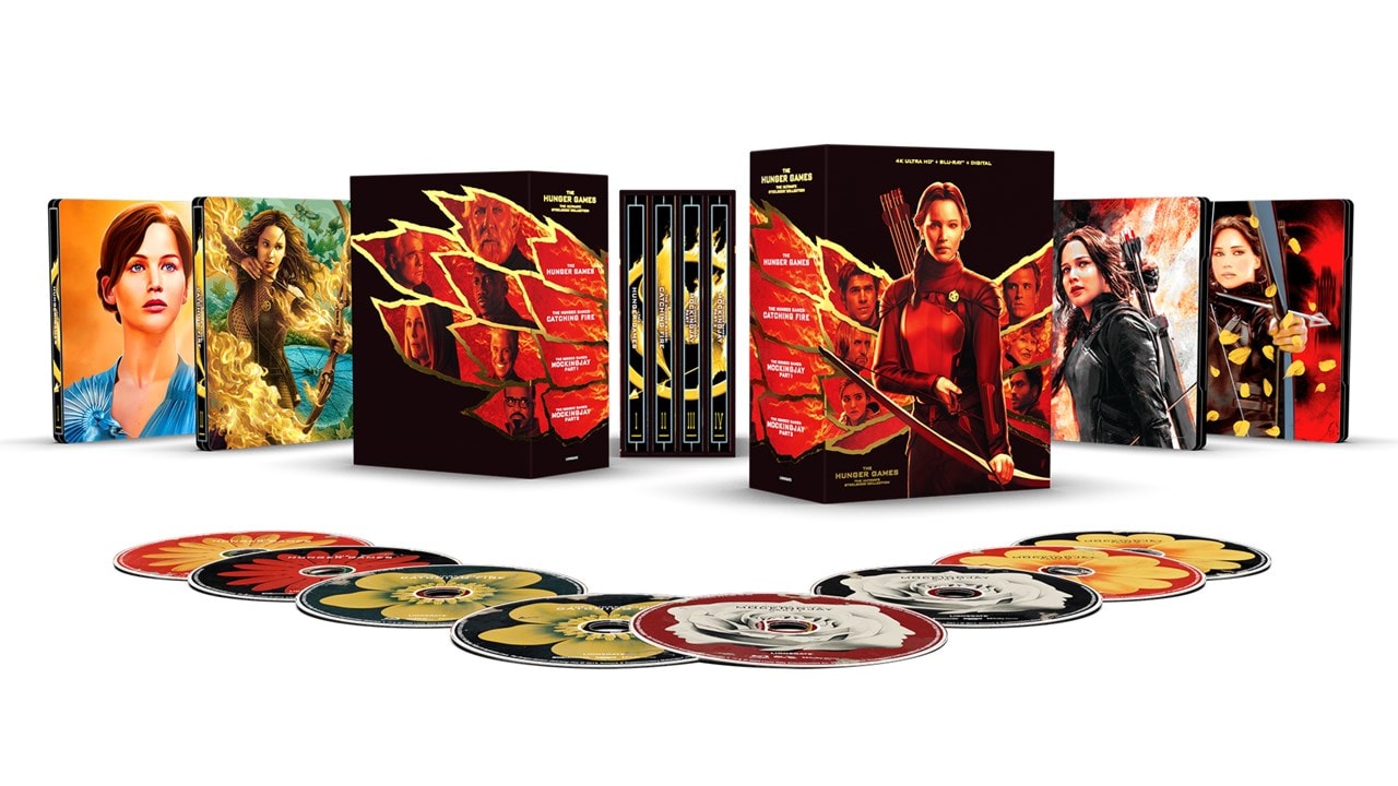 The Hunger Games The Ultimate Steelbook Collection 4K Ultra HD Bluray Free shipping over £