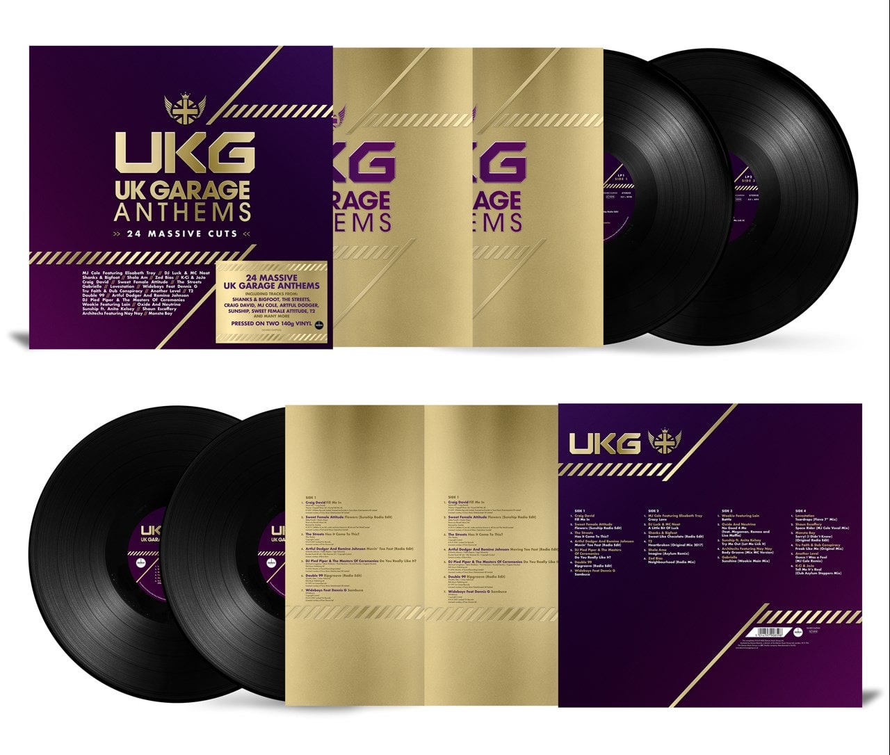 UK Garage Anthems Vinyl 12" Album Free shipping over £20 HMV Store