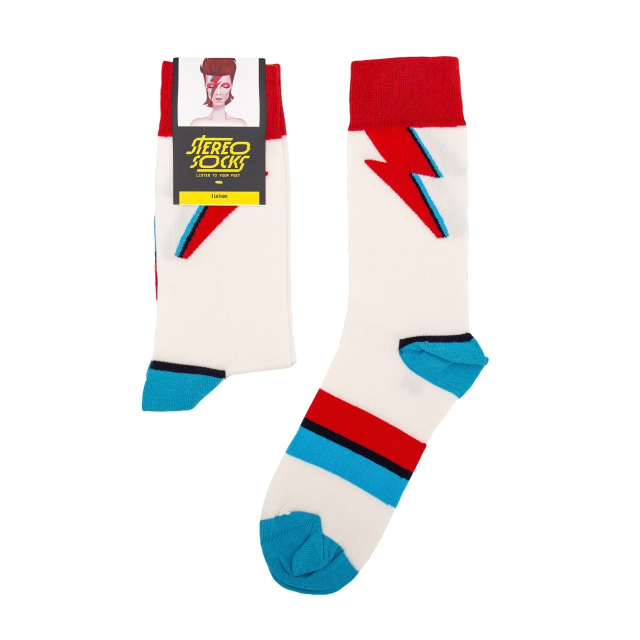 David Bowie A Lad Insane Socks Socks Free Shipping Over £20 Hmv Store 2011