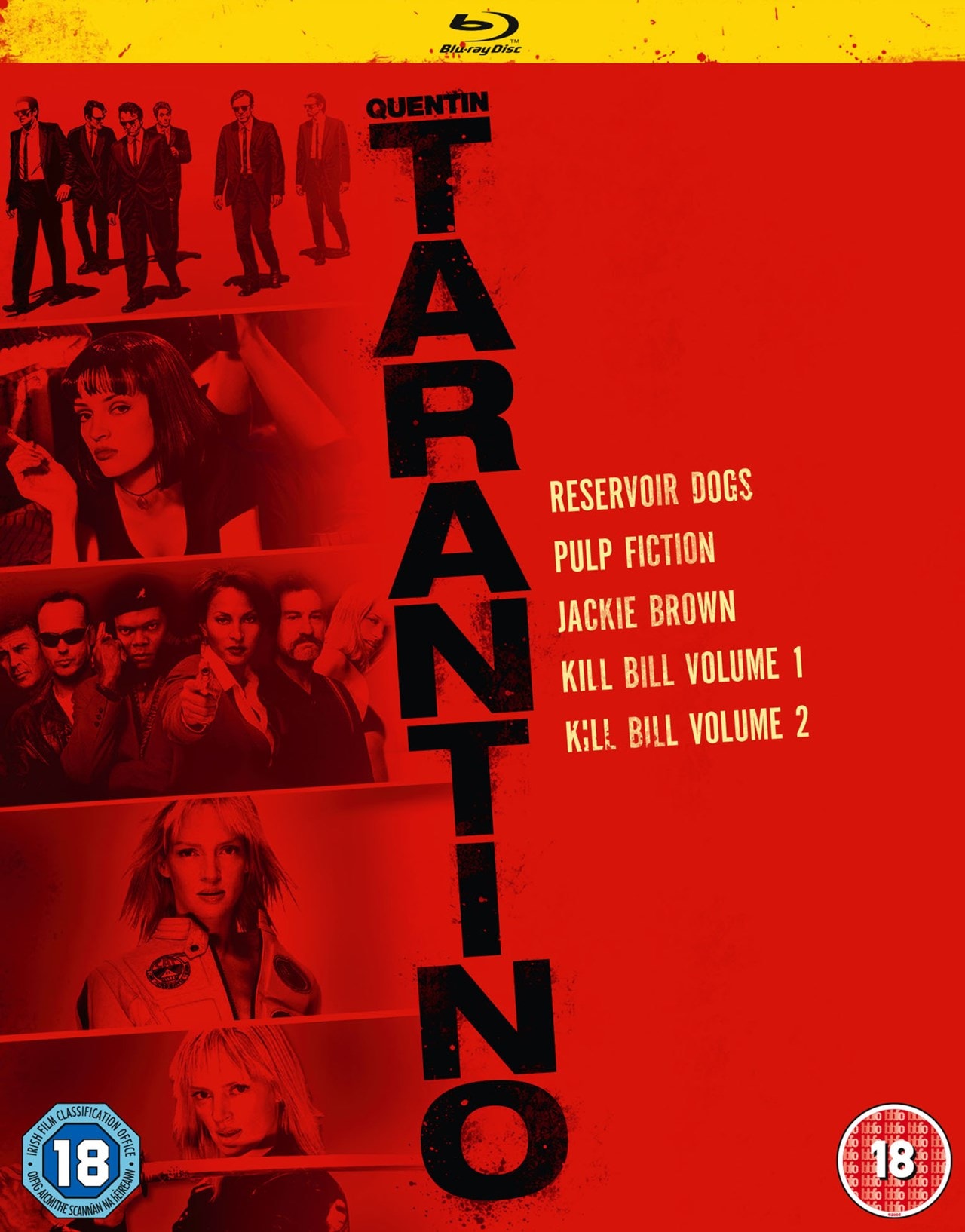 Quentin Tarantino Collection Blu Ray Box Set Free Shipping Over £20