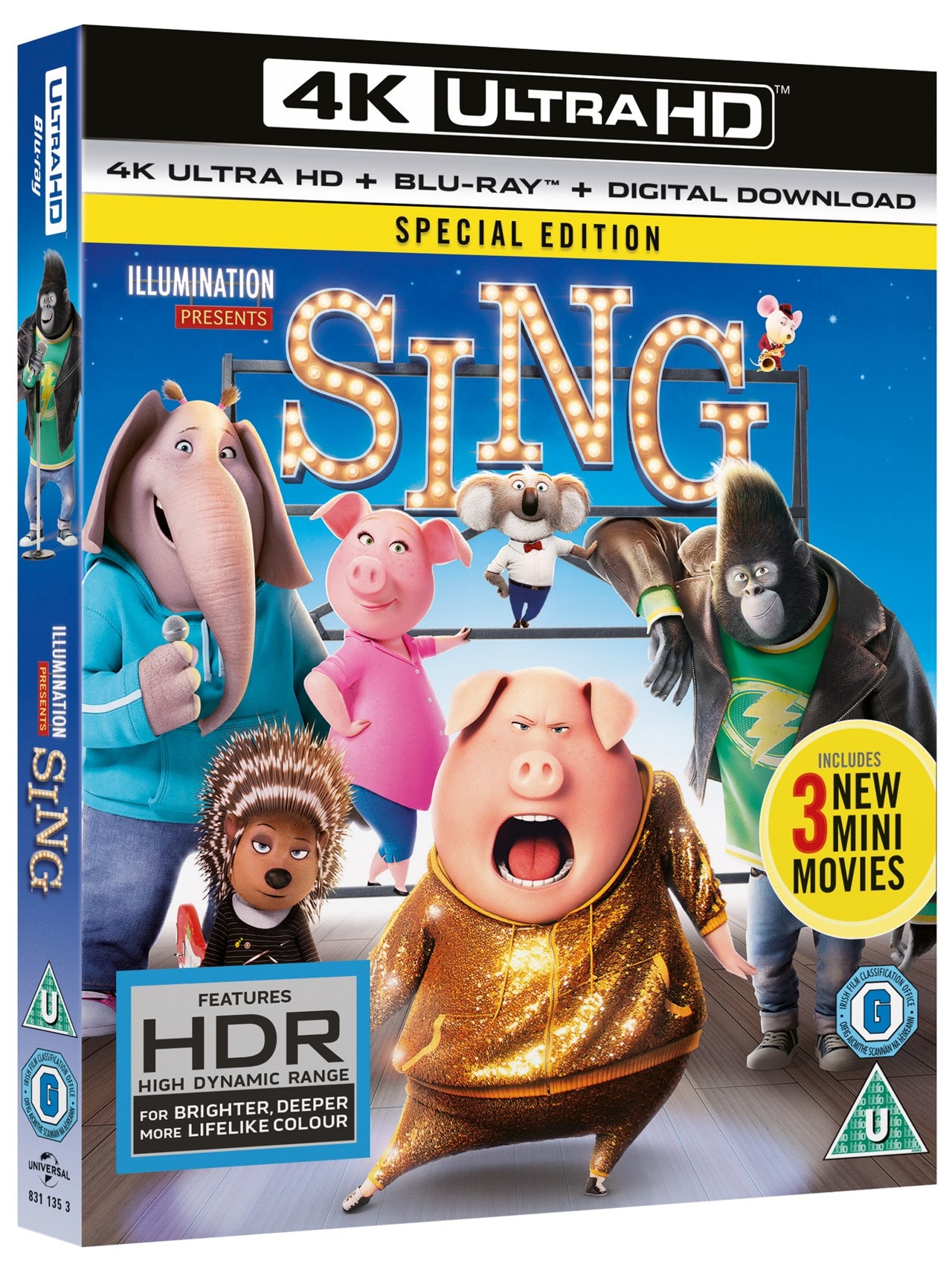 Sing | 4K Ultra HD Blu-ray | Free shipping over £20 | HMV ...