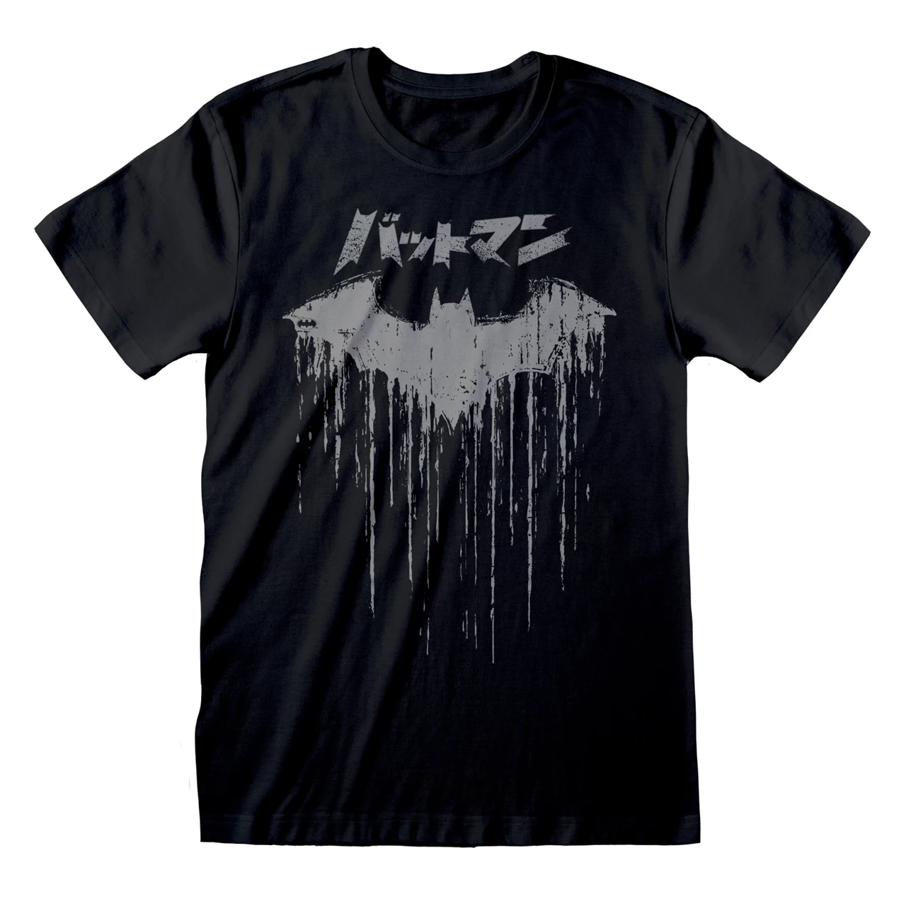 hmv.com | Dsitressed Batman logo t-shirt