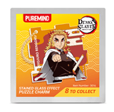 Rejected Shop Keychains Demon Slayer Stained Glass Puzzle Charm Blind Box Keychain | HMV Store
