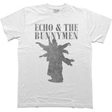 Silhouettes Echo & The Bunnymen White Tee | T-Shirt | Free shipping over £20 | HMV Store