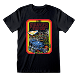 Stranger Things T-Shirt | Retro Border S M L XL Black T-Shirt | HMV Store