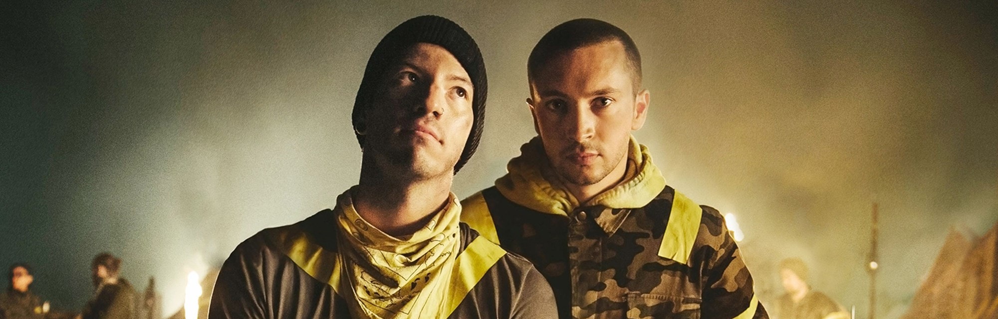The oddball duo follow-up their megahit LP Blurryface this week with the  release of new album Trench. Here is everything you need to know about  it... | HMV Store