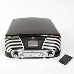 GPO Memphis Black USB Turntable with CD Player & Radio - 3