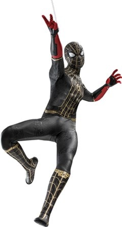 1:6 Spider-Man Black & Gold Suit: Spider-Man: No Way Home Hot Toys Figure - 1