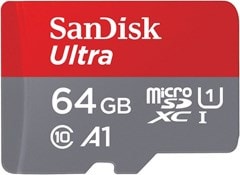 Sandisk Ultra Android Micro SD HC 64GB 100MB/S C10 - 1