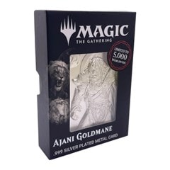 Silver Plated Ajani Goldmane Magic The Gathering Limited Edition Collectible - 4