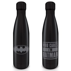 Batman: Who Cares I'm Batman Metal Drink Bottle - 1
