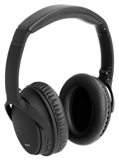 Streetz HL-BT404 Black Active Noise Cancelling Bluetooth Headphones - 5