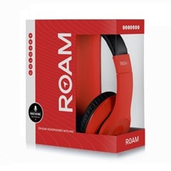 Roam Colours Plus Red Headphones W/Mic - 2