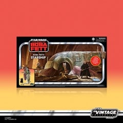Boba Fett's Starship The Book of Boba Fett Star Wars Vintage Collection Vehicle With Figure & Stand - 7
