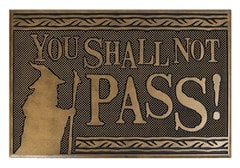 You Shall Not Pass Lord Of The Rings Rubber Doormat - 1
