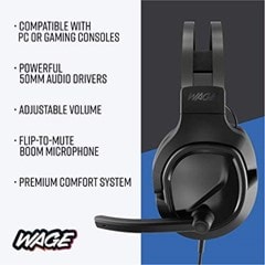 Skullcandy Wage Pro Black/Blue Multi Platform Gaming Headset - 4