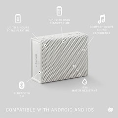 Urbanista Sydney White Mist Bluetooth Speaker - 3