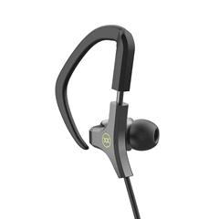 Mixx Audio Cardio Sports Black Earphones W/Mic - 2