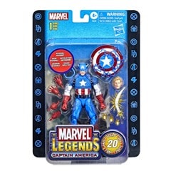 Captain America 20th Anniversary Hasbro Marvel Legends Action Figure - 10