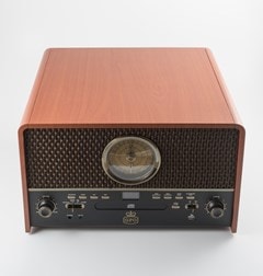 GPO Chesterton Wood Turntable With CD, Cassette & Radio - 2